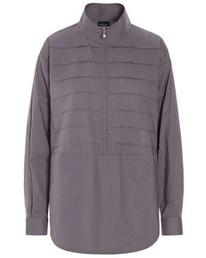 Bitte Kai Rand Overhemden ,Grijs ,Katoen Elegant Shirt - Paars