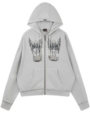 Ed Hardy Zip-Throughs - Grau