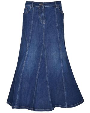 Marina Rinaldi Denim Skirts - Blue