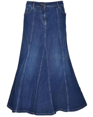 Marina Rinaldi Denim Skirts - Blue