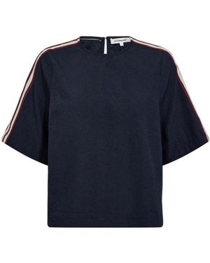 co'couture Sportliche Minguscc Bluse Mit Streifen - Blau