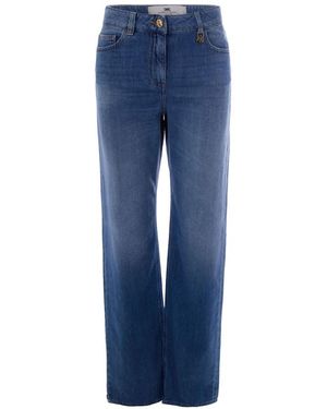 Elisabetta Franchi Bootcut Jeans - Blue