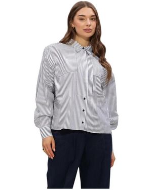 Another Label Alcherree Shirt L/S - Grau