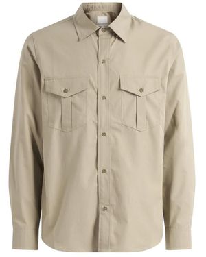A.P.C. Jassen ,Katoen Warren Shirt - Naturel