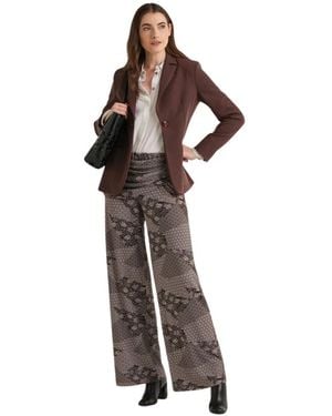 Maliparmi Wide Trousers - Brown