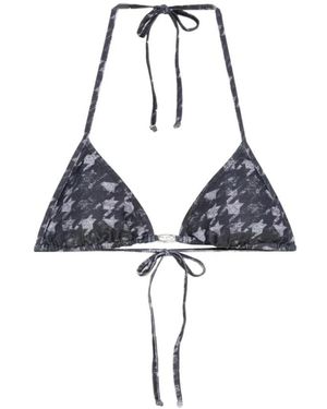 DIESEL Triangle Bikini Top - Blauw