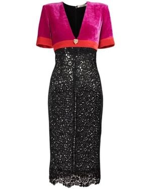 Roberto Cavalli Midi Dresses - Pink