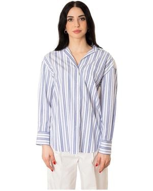 Weekend by Maxmara Gestreepte Blouse - Blauw