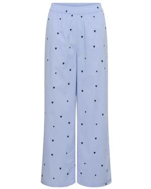 Saint Tropez Wide Trousers - Blu