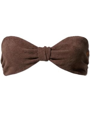 Perfect Moment Terry Cotton Bra - Braun