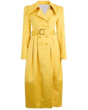 Philosophy Di Lorenzo Serafini Trench Coats - Yellow