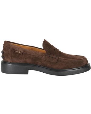 Tod's Mocassino Wildleder Loafer - Braun