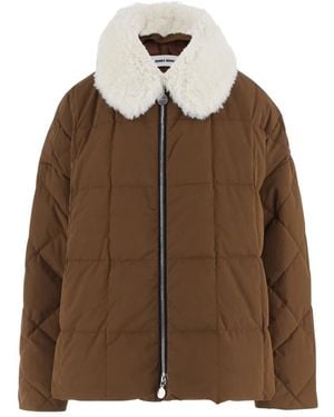 Ienki Ienki Jassen ,Bruin ,Katoen Shearling Arco Jas