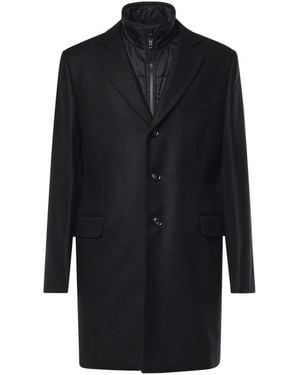 Fay Single-Breasted Coats - Blu