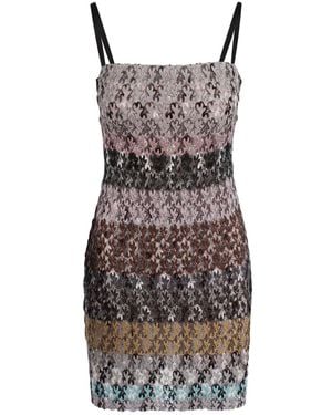 Missoni Short Dresses - Marrón