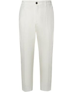 BE ABLE Straight Trousers - White