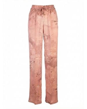 Kiton Wide Trousers - Rosa