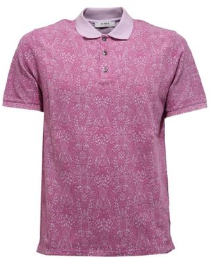 Alpha Studio Polo Shirts - Purple