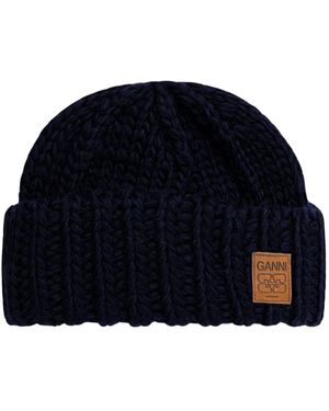 Ganni Beanies - Azul