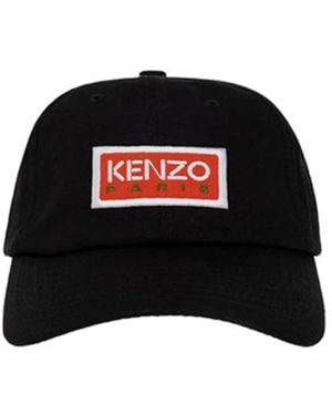 KENZO Leather Crossbody Bag - Zwart