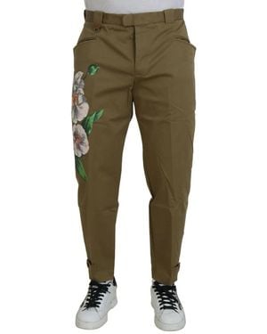 Dolce & Gabbana Slim-Fit Trousers - Verde