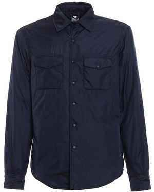 Aspesi Camicia militare in nylon - Blu