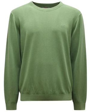 Sun 68 Round-Neck Knitwear - Green
