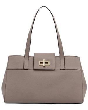 Furla Tassen ,Leer Amelia L Tote - Grijs