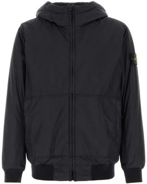 Stone Island Jassen ,Blauw ,Capospalla Jas