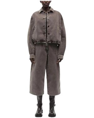 Samsøe & Samsøe Cropped Trousers - Gris