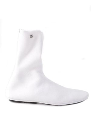 Dolce & Gabbana Ankle Boots - White