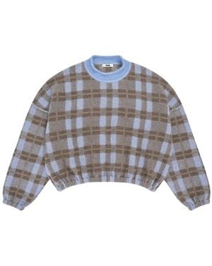 Rus Round-Neck Knitwear - Gris