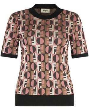 Fendi T-Shirts - Brown