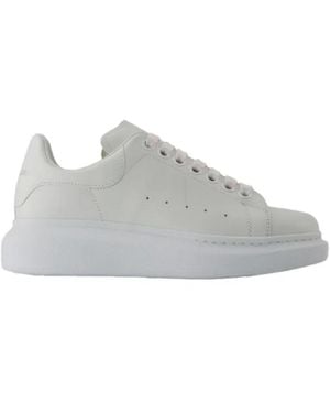 McQueen Cuero Deportivas, Mujer, Talla - Gris