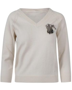 N°21 V-Neck Knitwear - Gris