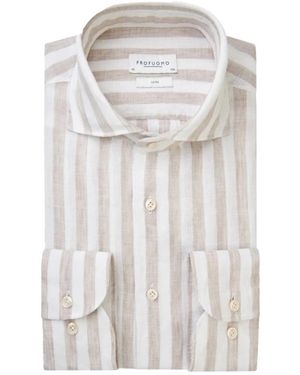 Profuomo Casual Shirts - Bianco