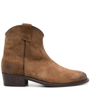 Via Roma 15 Cowboy Boots - Brown