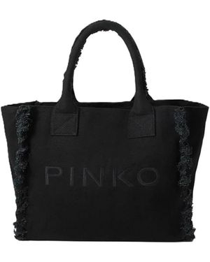 Pinko Tote Bags - Black