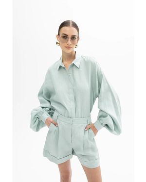 ACTUALEE Bermuda Shorts - Blauw
