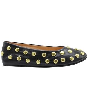 Babouche Ballerina Shoes - Black