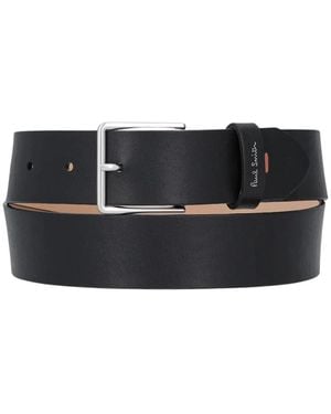 Paul Smith Artist Stripe Stitch Gürtel - Schwarz