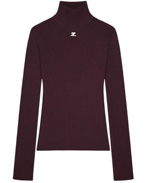 Courreges Turtlenecks - Violet