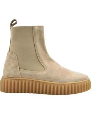 Voile Blanche Chelsea Boots - Natural