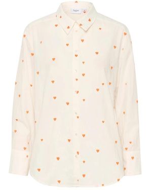 Saint Tropez Overhemden ,Veelkleurig ,Shirts - Naturel