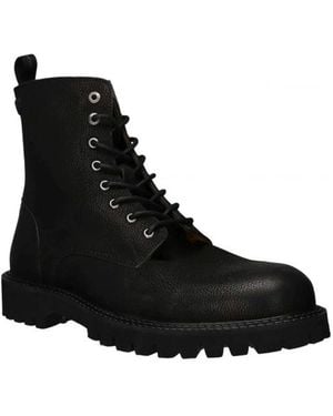 Salamander Lace-Up Boots - Black