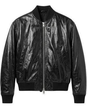 sunflower Lederjacke - Schwarz
