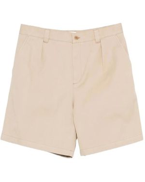 A.P.C. Korte Broeken ,Pleated Short - Naturel