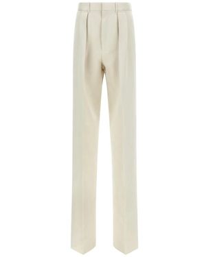 Tom Ford Straight Trousers - Natural