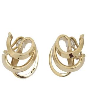 Ferragamo Leafbig Ohrringe - Mettallic