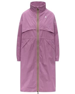 K-Way Jassen ,Paars ,Aube Memory Touch Jacket